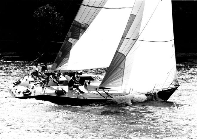 Swuzzlebubble V was optimised for English conditions but struggled in the fresher breezes of the Hauraki Gulf. © NZ Yachting