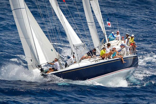 Bill Haynie's Alize in CSA 8 with their Race Day sponsor YIDA International pennant flying on the last day of Antigua Sailing Week © Paul Wyeth / www.pwpictures.com http://www.pwpictures.com