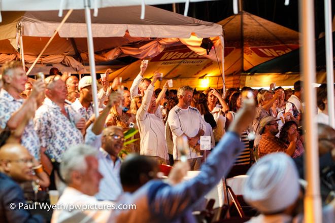 Crews enjoyed the final awards ceremony at Nelson's Dockyard © Paul Wyeth / www.pwpictures.com http://www.pwpictures.com