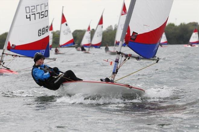 Monique Vennis-Ozanne, first girl in the 4.2 fleet at the Topper Inlands - Topper Inland Championship and National Series © Peter Newton