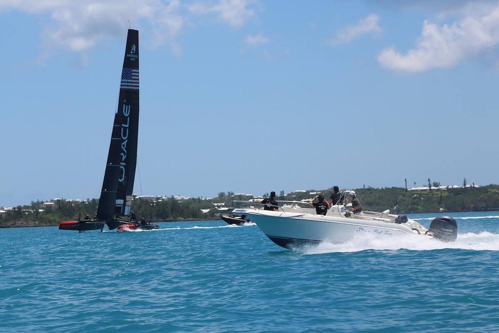  - Oracle Team USA sailing in Bermuda © Oracle Team USA media