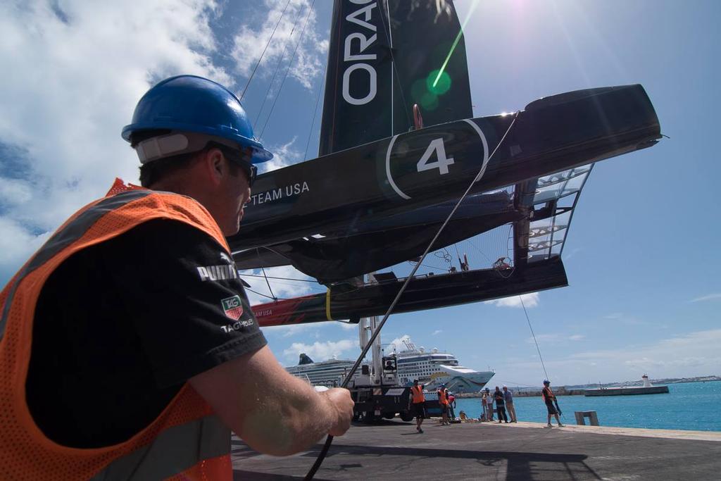  - America’s Cup - Oracle Team USA launch AC45S in Bermuda © Oracle Team USA media