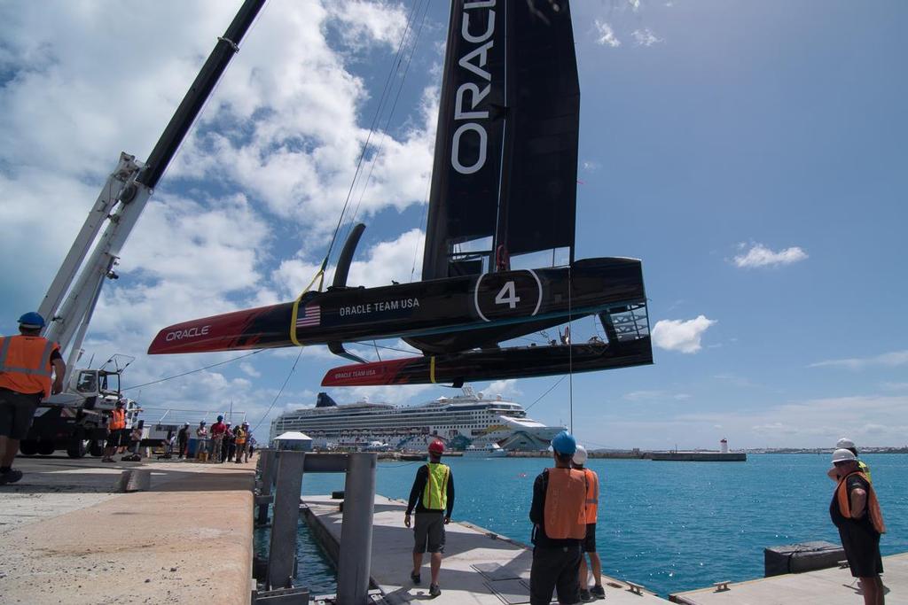  - America’s Cup - Oracle Team USA launch AC45S in Bermuda © Oracle Team USA media