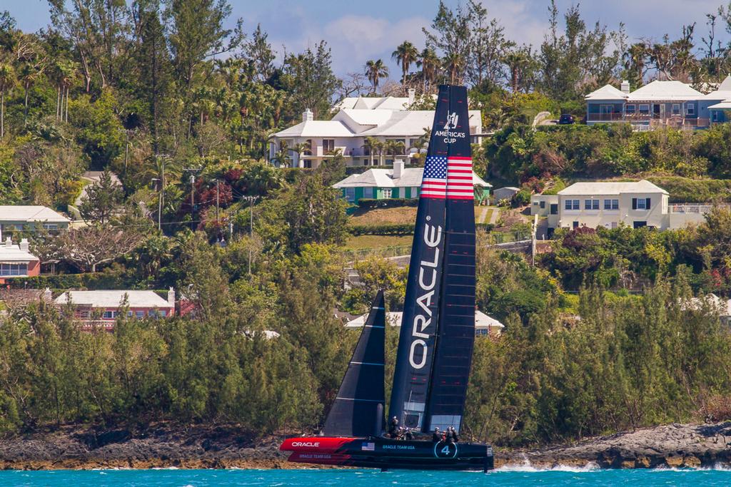  - Oracle Team USA - AC45S sailing in Bermuda © Oracle Team USA media