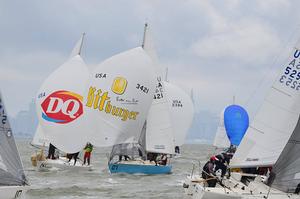 2015 J/24 US National Championship - Day 1 photo copyright J/24 Class Association taken at  and featuring the  class