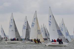 2015 J/24 US National Championship - Day 1 photo copyright J/24 Class Association taken at  and featuring the  class