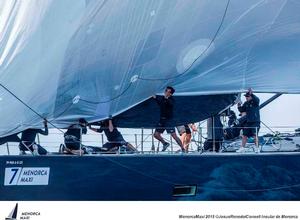 Racing day 3 - 2015 Menorca Maxi Regatta photo copyright Jesús Renedo / Menorca Maxi taken at  and featuring the  class