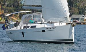 A Hanse takes a gentle stroll on Pittwater, just North of Sydney. photo copyright  John Curnow taken at  and featuring the  class