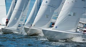 19 crews competed in the Brisbane Etchells Fleet Championship - Boutique Boat Company Brisbane Etchells Winter Series photo copyright Daniel Alcock taken at  and featuring the  class