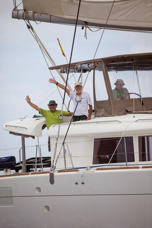 Lagoon 450 GEM sailing with ARC USA - ARC Europe 2015 photo copyright WCC / Alastair Abrehart taken at  and featuring the  class