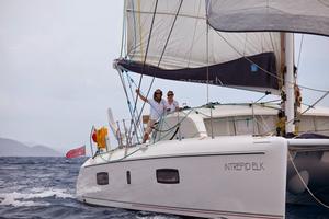 Revle and Robert sailing on Interpid ElK - completing an Altantic circuit - ARC Europe 2015 photo copyright WCC / Alastair Abrehart taken at  and featuring the  class
