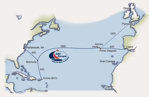 Route map - ARC Europe 2015 photo copyright WCC / Alastair Abrehart taken at  and featuring the  class
