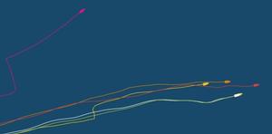 Positions at: 23 May 18:56 UTC - Leg 7 to Lisbon - Volvo Ocean Race photo copyright Volvo Ocean Race http://www.volvooceanrace.com taken at  and featuring the  class