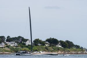 Maxi-trimaran Spindrift 2 - Jules Verne Trophy 2015 photo copyright  Eloi Stichelbaut/Spindrift Racing http://www.spindrift-racing.com/ taken at  and featuring the  class