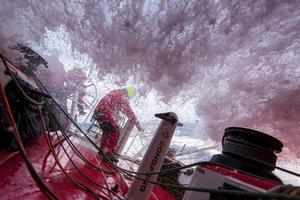 Onboard Dongfeng Race Team - Volvo Ocean Race 2015 photo copyright  Sam Greenfield / Volvo Ocean Race taken at  and featuring the  class