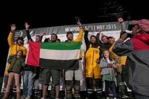 Fleet arrival at Newport - Volvo Ocean Race 2015 photo copyright Billie Weiss / Volvo Ocean Race taken at  and featuring the  class