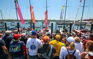 Leg seven start - Volvo Ocean Race 2014-15 photo copyright  Carmen Hidalgo/Volvo Ocean Race http://www.volvooceanrace.com/ taken at  and featuring the  class