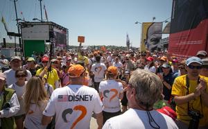 Leg seven start - Volvo Ocean Race 2014-15 photo copyright Billie Weiss / Volvo Ocean Race taken at  and featuring the  class