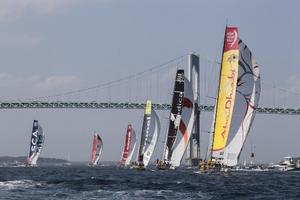 Leg seven start - Volvo Ocean Race 2014-15 photo copyright Ian Roman/Volvo Ocean Race http://www.volvooceanrace.com taken at  and featuring the  class
