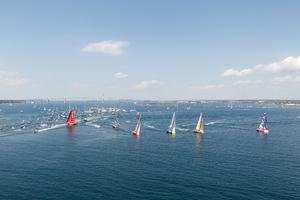 Leg seven start - Volvo Ocean Race 2014-15 photo copyright  Ainhoa Sanchez/Volvo Ocean Race taken at  and featuring the  class