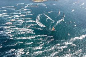 Leg seven start - Volvo Ocean Race 2014-15 photo copyright  Ainhoa Sanchez/Volvo Ocean Race taken at  and featuring the  class