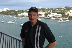 Dean Barker pictured in Bermuda - skipper and CEO of the SoftBank Team Japan photo copyright  ACEA http://www.americascup.com taken at  and featuring the  class