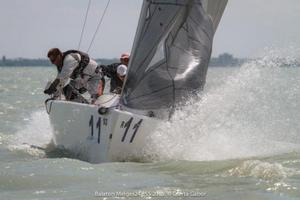 Peter Czegai and Jedi Business (HUN-481) - Melges 24 European Sailing Series photo copyright Gabor Cserta taken at  and featuring the  class
