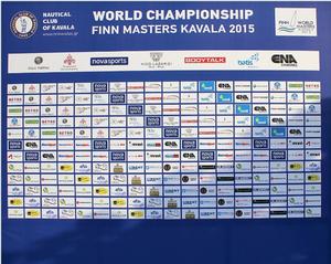 204 Finns - Greek Finn World Masters photo copyright 2015 International Finn Association taken at  and featuring the  class