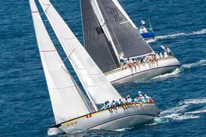 Antiguan yachts: Jonty Layfield's Antiguan CS40, Sleeper/ U Go and Sir Hugh Bailey's O-Go in CSA 8 photo copyright Paul Wyeth / www.pwpictures.com http://www.pwpictures.com taken at  and featuring the  class