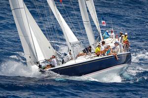 Bill Haynie's Alize in CSA 8 with their Race Day sponsor YIDA International pennant flying on the last day of Antigua Sailing Week photo copyright Paul Wyeth / www.pwpictures.com http://www.pwpictures.com taken at  and featuring the  class