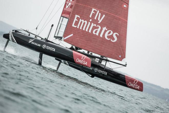  - Emirates Team NZ - sailing in the Solent - Day 2 © Lloyd Images/ETNZ http://www.lloydimages.com/