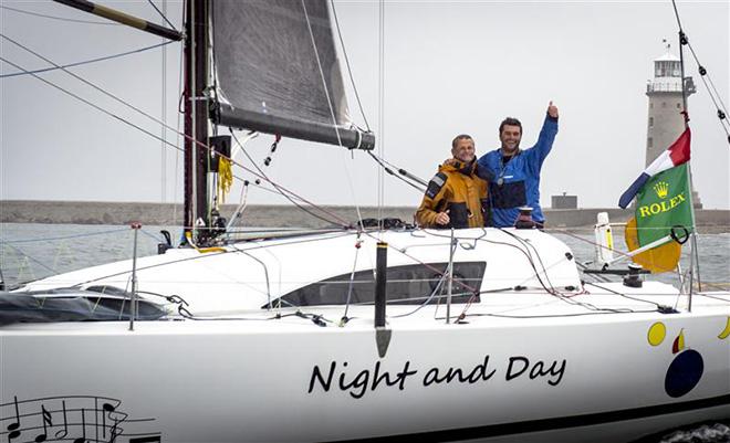 NIGHT AND DAY (FRA) overall winner 2013 Rolex Fastnet Race ©  Rolex/ Kurt Arrigo http://www.regattanews.com