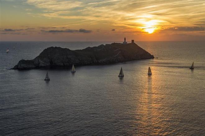 Fleet in the surroundings of the Giraglia Rock - 2015 Giraglia Rolex Cup ©  Rolex / Carlo Borlenghi http://www.carloborlenghi.net