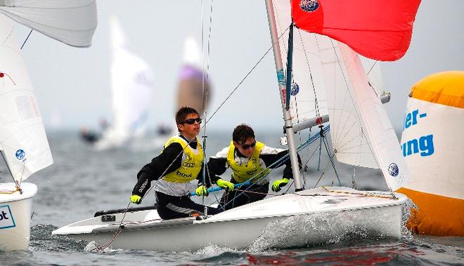 420 class Kieler Woche winner Wiley Rogers with Jack Parkin form US - 2015 Kieler Woche ©  Kieler Woche / okPress.de