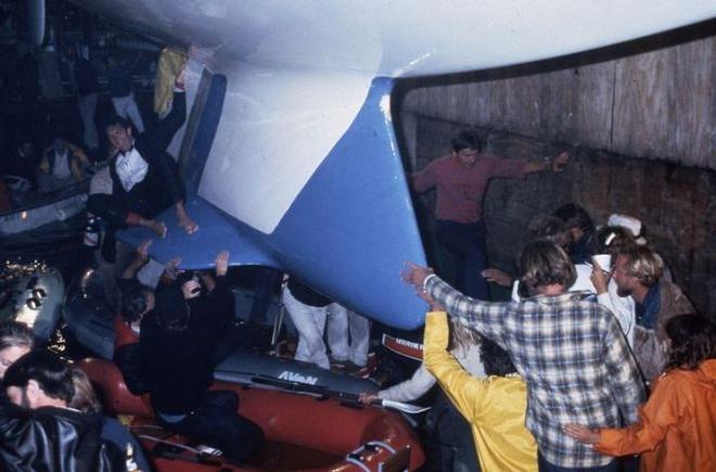 The secret keel of Australia II - America’s Cup 1983 © Daniel Forster / go4image.com http://www.go4image.com