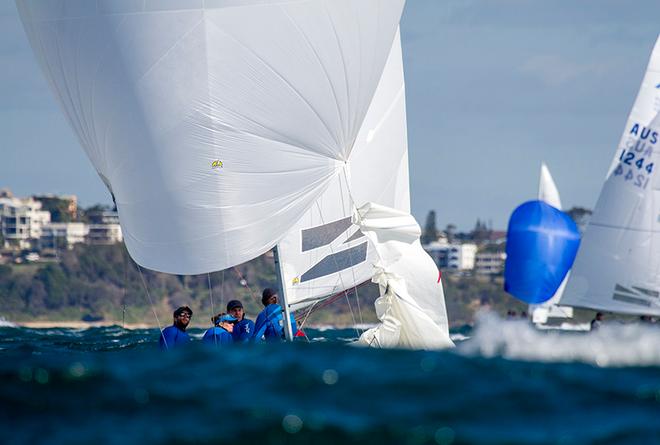 Sydney's David Clark (Fifteen) improved their position - Marinepool 19th Etchells Australasian Championship © Teri Dodds http://www.teridodds.com