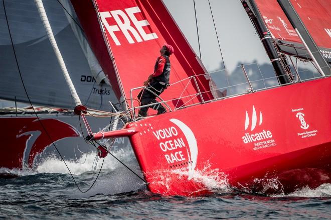 Onboard MAPFRE - Volvo Ocean Race - Lorient In-Port Race © Maria Mui–a / MAPFRE