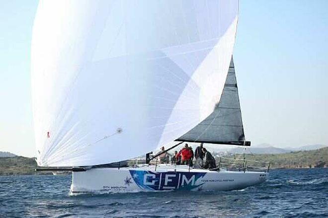Off downhill and away you go. &copy; CFM/M.A.T. Yachts