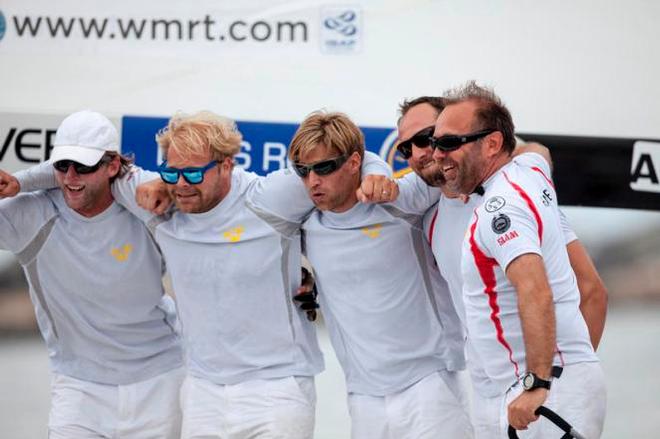 Björn Hansen with team &copy; Emmy Jonsson