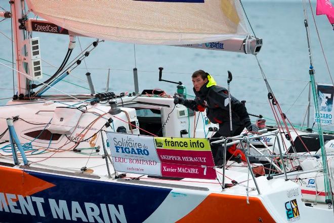 Xavier Macaire (Skipper Herault) - 2015 Solitaire du Figaro – Eric Bompard Cachemire © Alexis Courcoux