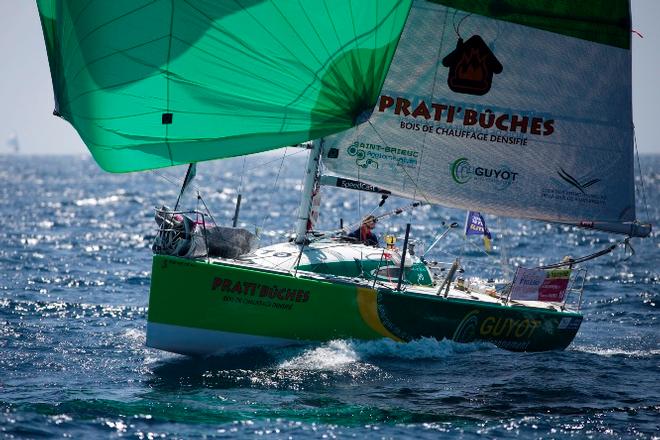 Vincent Biarnes (Guyot Environnement) lors de la 2eme etape - 2015 Solitaire du Figaro – Eric Bompard Cachemire © Alexis Courcoux