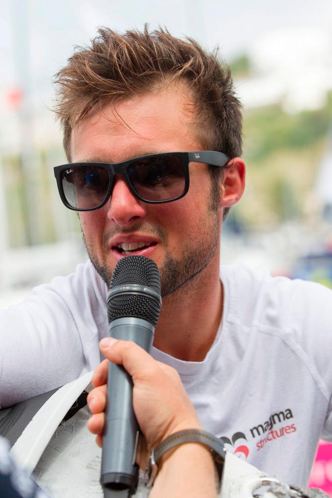 Alan Roberts (Magma Structures) 9eme de la 3eme etape - 2015 Solitaire du Figaro – Eric Bompard Cachemire © Alexis Courcoux