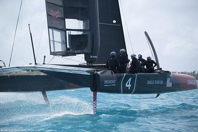 35th America's Cup, Oracle Team USA training in Bermuda © Oracle Team USA / John Von Seeburg
