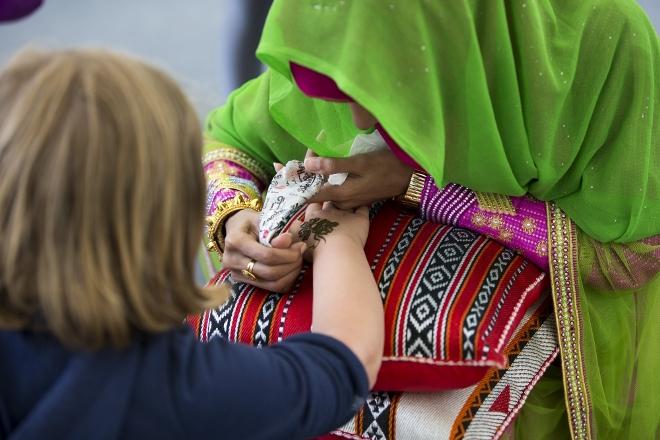 Oman Sail's hospitality tent during Kiel week 2014, Kiel - Germany &copy; Sander van der Borch http://www.sandervanderborch.com