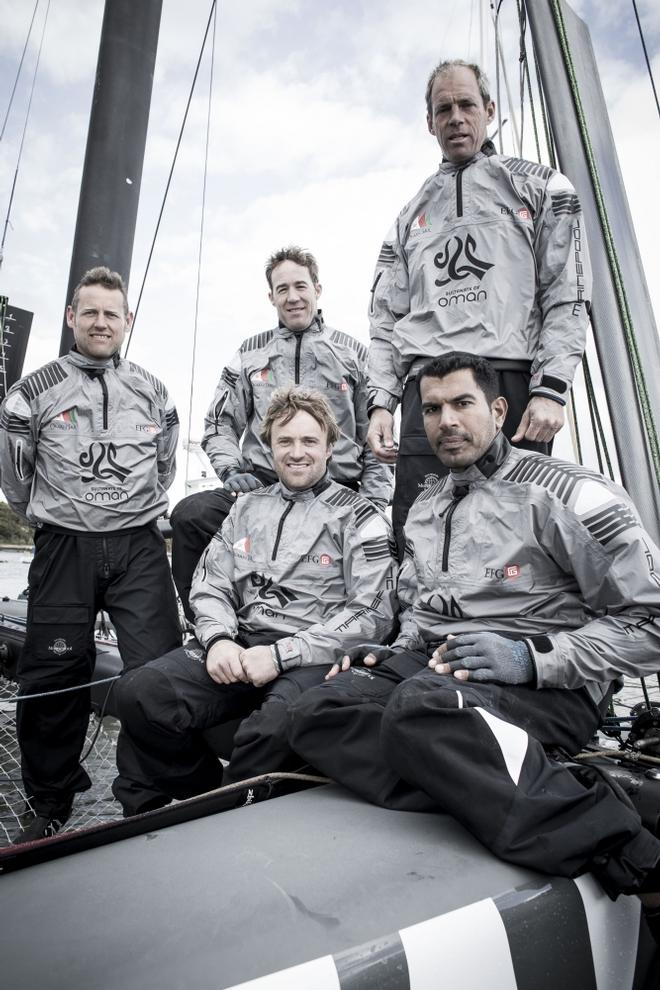 Sultanate of Oman crew - 2015 JP Morgan Round the Island Race © Lloyd Images