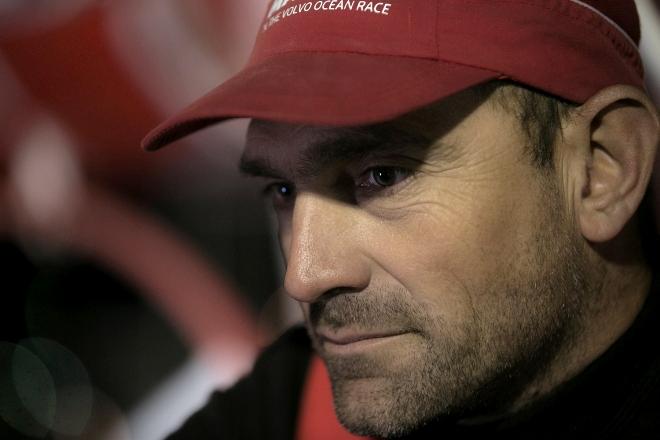 Xabi back at the helm - Volvo Ocean Race 2014-15  © Billie Weiss / Volvo Ocean Race