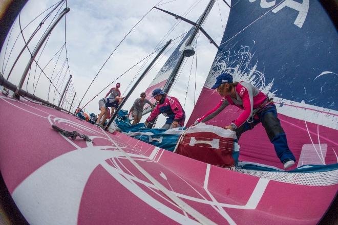 Onboard Team SCA - Leg 8 to Lorient – Volvo Ocean Race 2015 © Anna-Lena Elled / Team SCA / Volvo Ocean Race