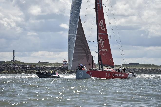 Fleet out on the final ‘sprint’ to Gothenburg - Volvo Ocean Race 2015 © Ricardo Pinto / Volvo Ocean Race