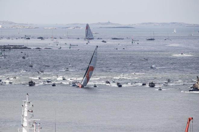 Fleet in action - Volvo Ocean Race 2015 © Victor Fraile/Volvo Ocean Race http://www.volcooceanrace.com