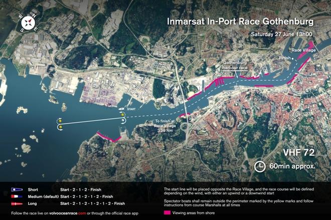 In-Port Race Course Map - 2015 Volvo Ocean Race © Volvo Ocean Race http://www.volvooceanrace.com